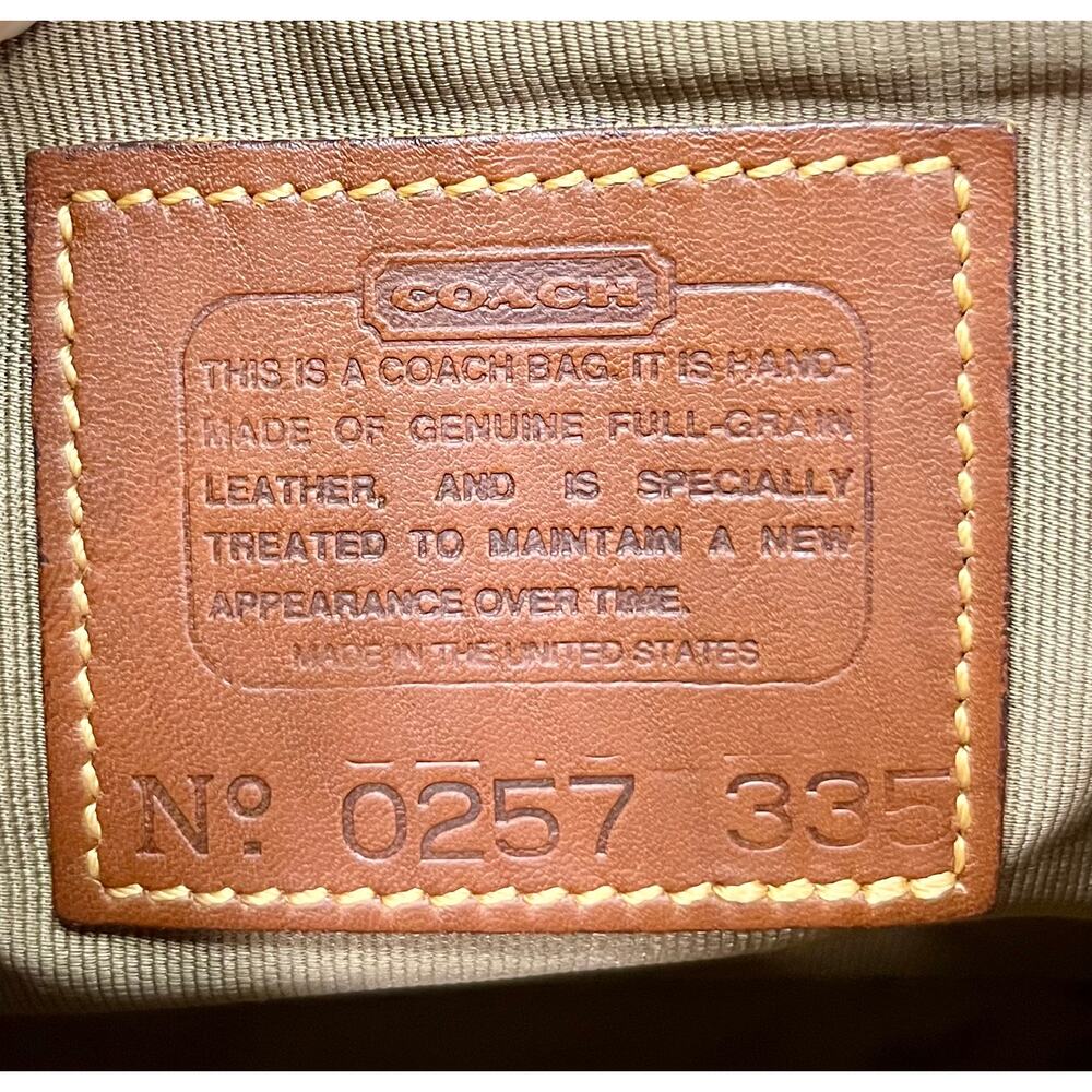 Vintage Coach 4225 Sheridan Glenwood Bag & 4302 Sheridan French Purse Wallet - Picture 12 of 16